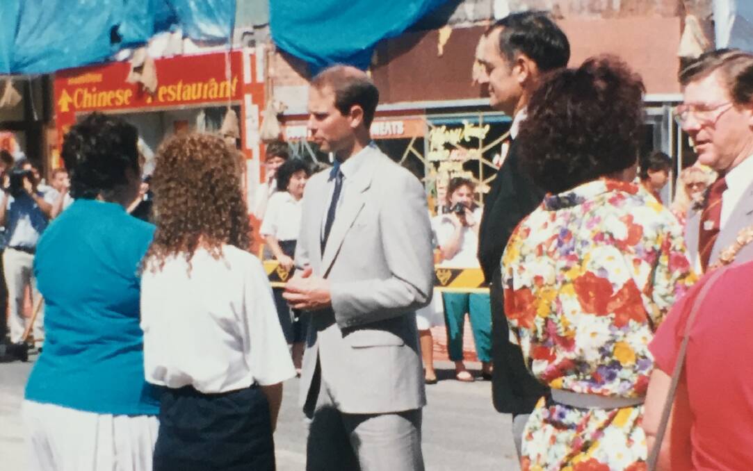 Less than a year after the Royal Visit, one of the Queen's sons, Prince Edward, came to Newcastle to inspect the damage wrought by the earthquake and to report back to the family. 