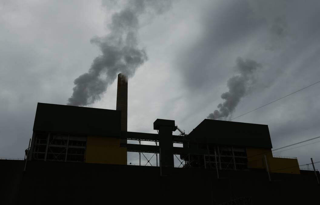 Steam (and carbon dioxide) rise from Eraring. Picture by Jonathan Carroll