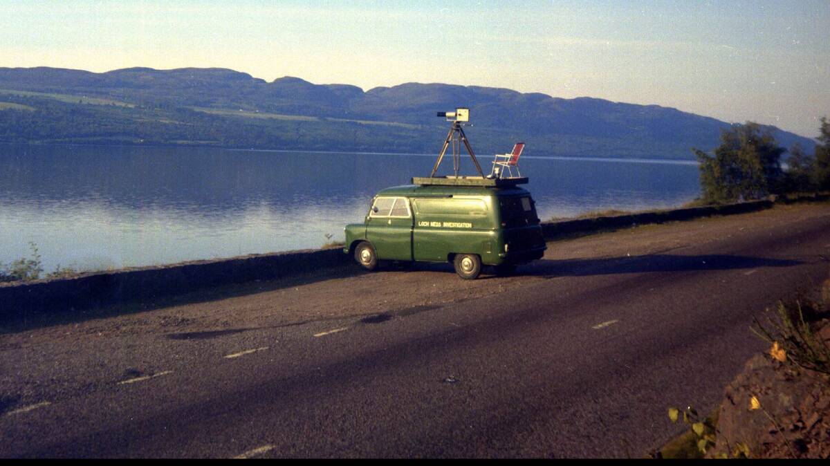 One of the many monster spotters who flocked to Loch Ness is the 1960s and 1970s.