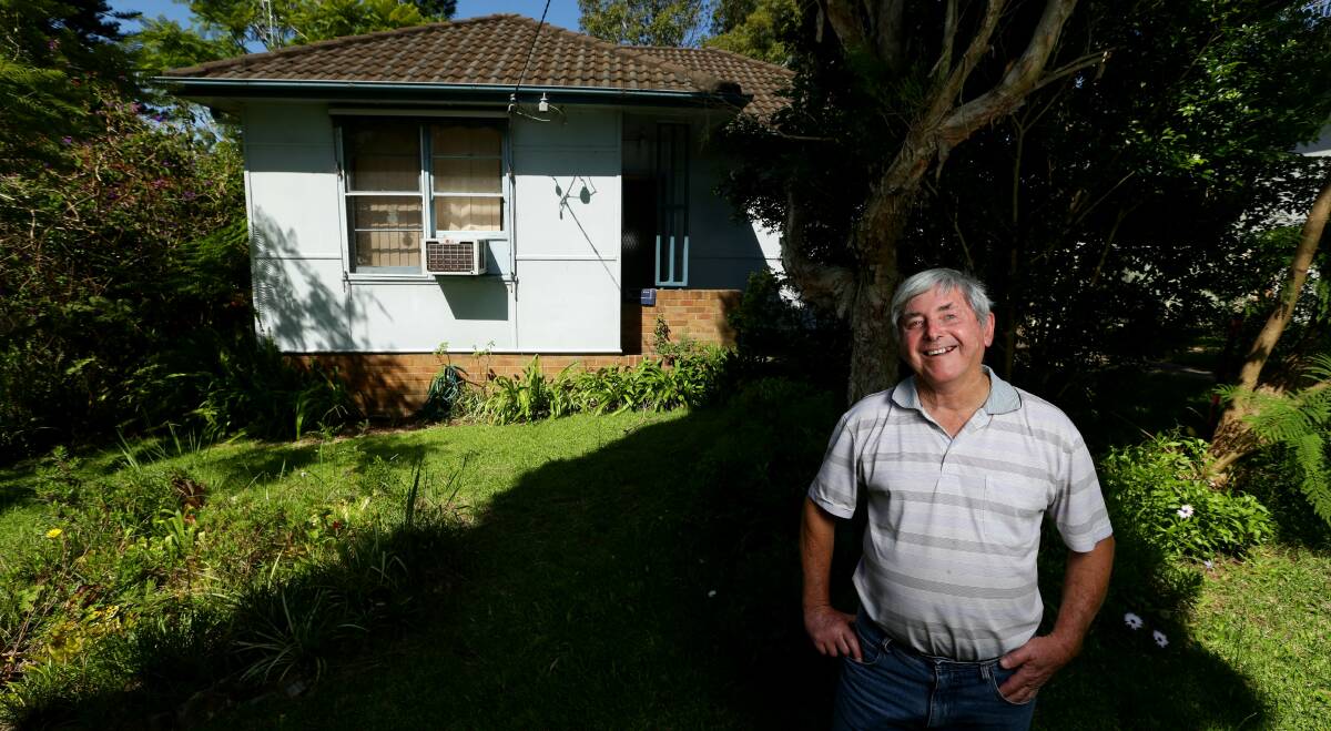 For change: Long-time Windale resident Lester McDonald is happy to see development in his suburb. Picture: Jonathan Carroll