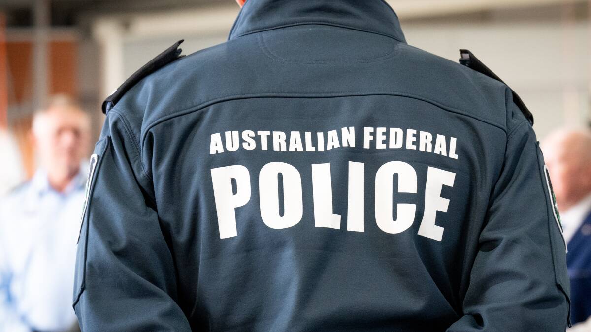Australian Federal Police AFP. Picture by Elesa Kurtz