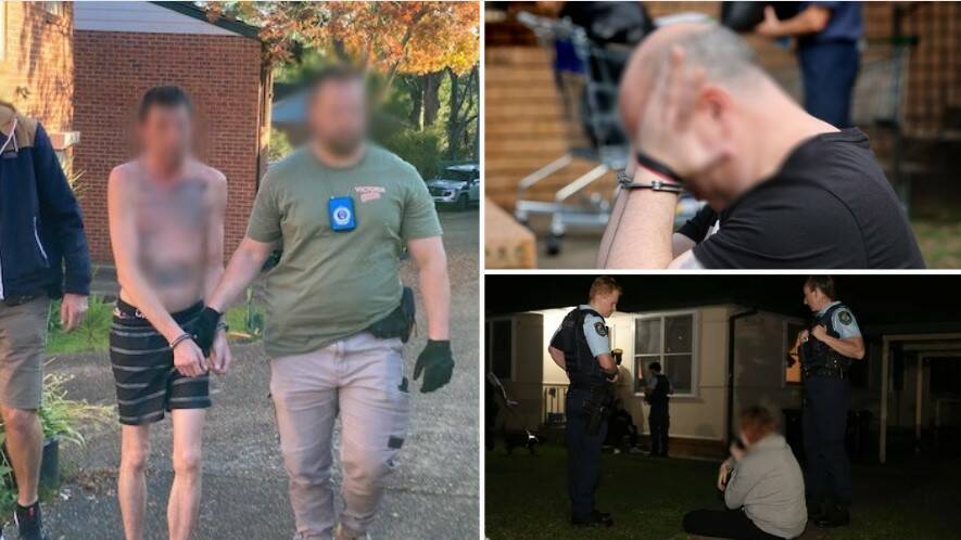More than 550 of the states "most dangerous domestic violence offenders" were arrested during Operation Amarok VI. Pictures by NSW Police