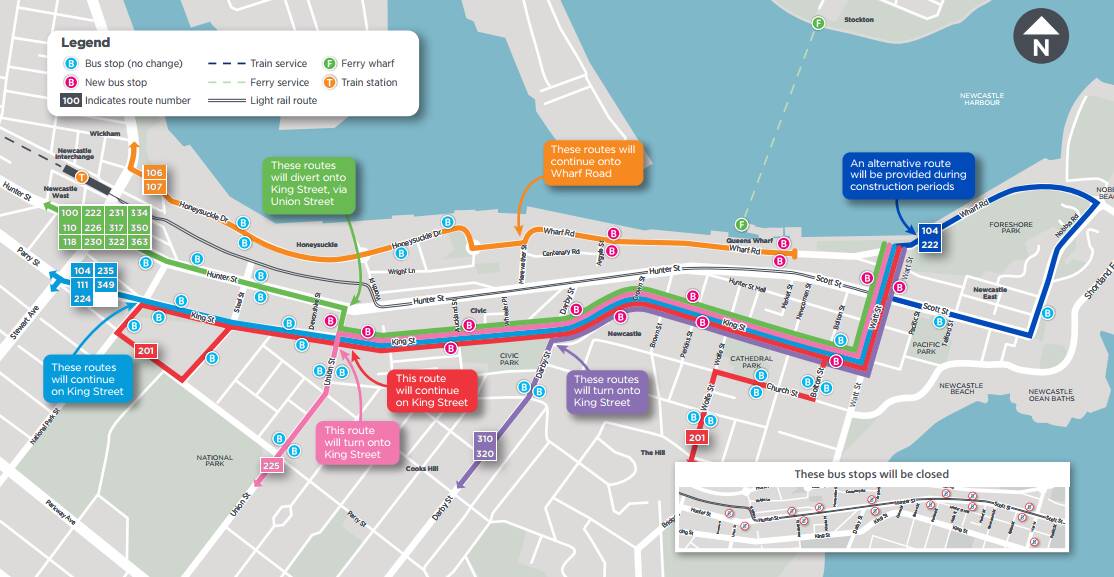 LIGHT RAIL: The changes to bus routes in Newcastle.