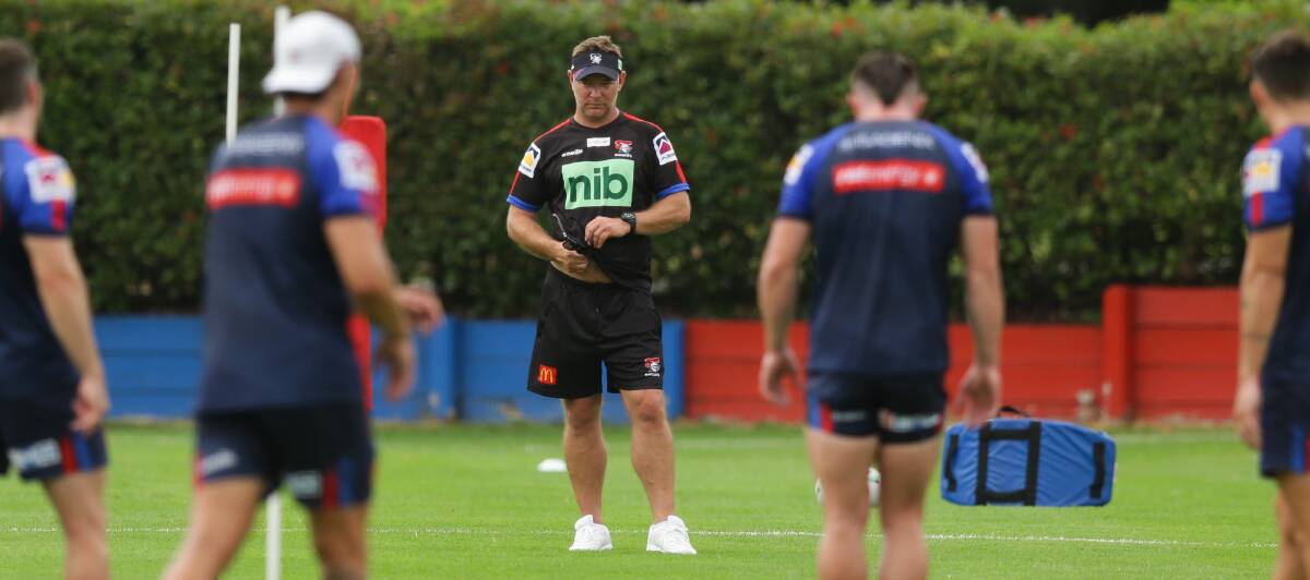Newcastle Knights officials will be hoping the lessons learned in 2022 will prove to be the making of coach Adam O'Brien. Picture by Jonathan Carroll