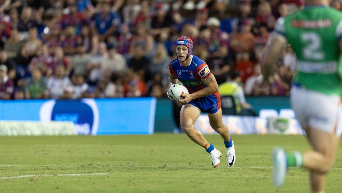 Kalyn Ponga has been named to return from injury against Canberra on Sunday. Picture by Jonathan Carroll
