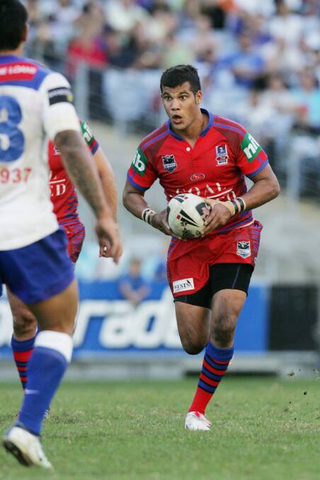 Gordon playing for the Knights in 2007. Picture by Ryan Osland