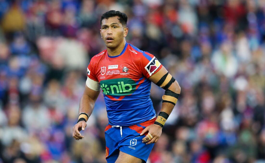 Knights enforcer Daniel Saifiti ruled out of vital clash with Roosters |  Newcastle Herald | Newcastle, NSW