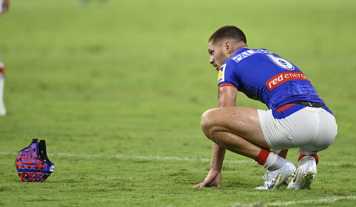 Kalyn Ponga after Saturday night's loss. Picture Getty Images