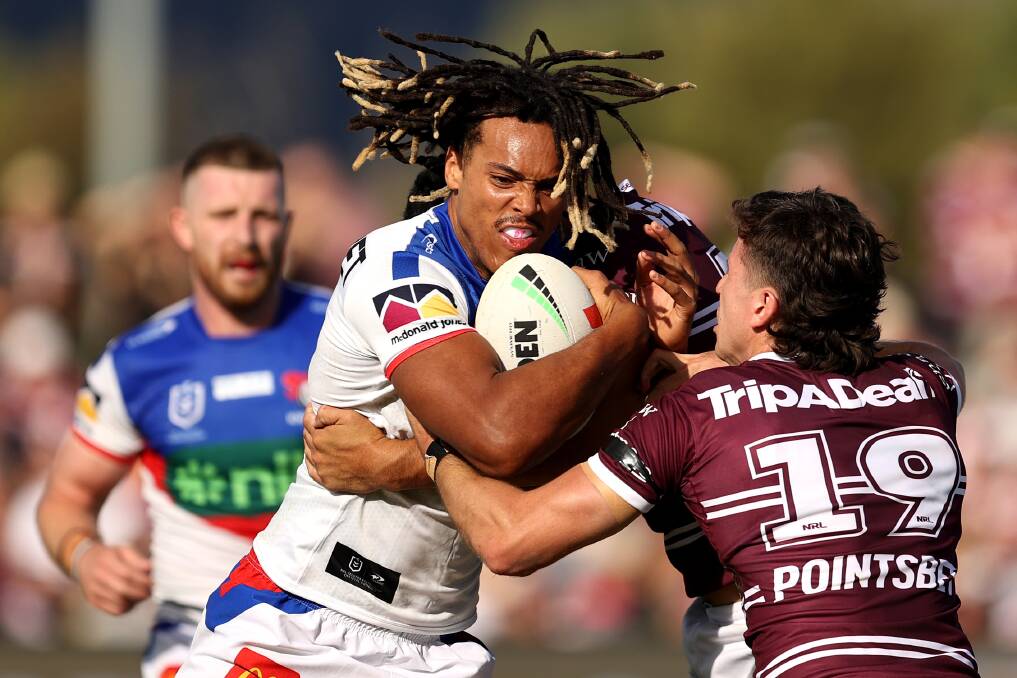 Recalled winger Dominic Young scored four tries against Manly. Picture Getty Images