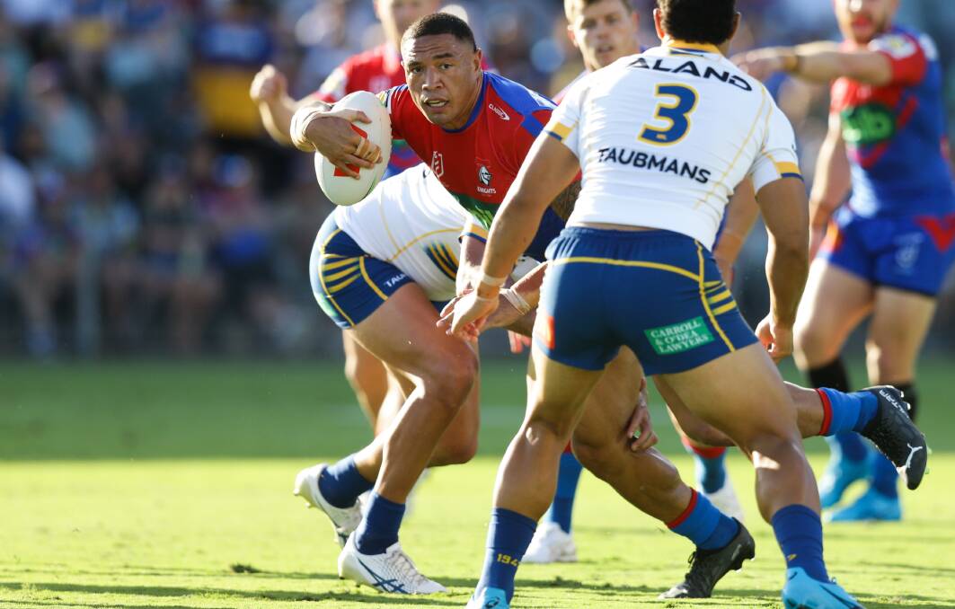 Tyson Frizell is staying at the Knights. Picture by Jonathan Carroll
