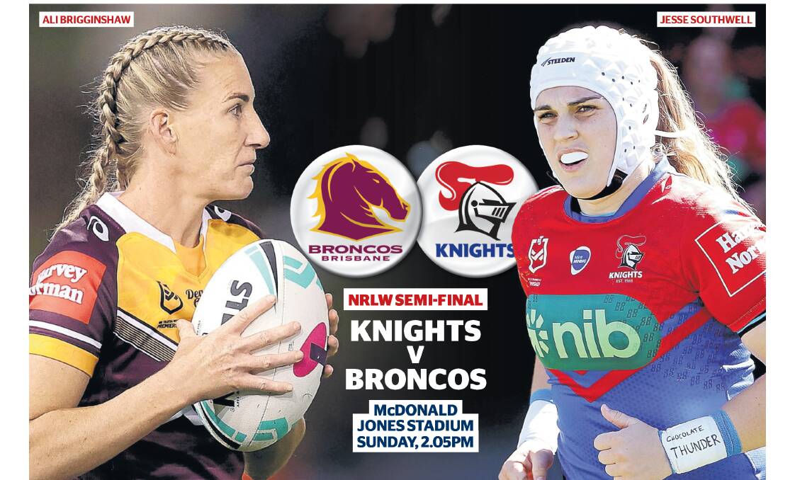 State of Origin rivals Ali Brigginshaw and Jesse Southwell will be key figures in Sunday's semi-final.