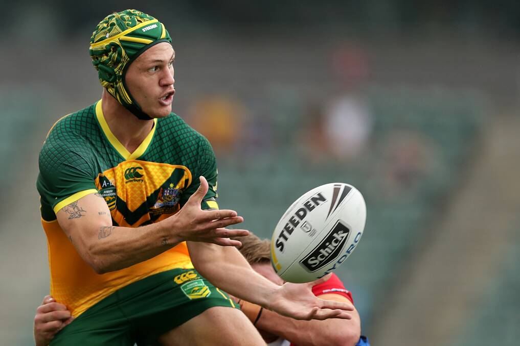 Kalyn Ponga playing for the Junior Kangaroos. Picture by Getty Images