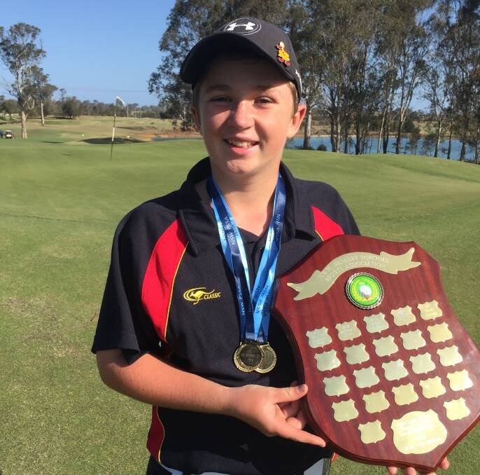 ACE: Harry Atkinson fired rounds of 74, 69 to win the NSW PSSA stroke championships by 15 shots.  