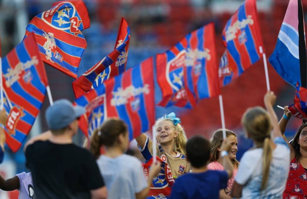 The Newcastle Jets future is secure after confirmation on Tuesday Melbourne consortium Maverick Sports Partners had acquired the A-League club. Picture by Marina Neil