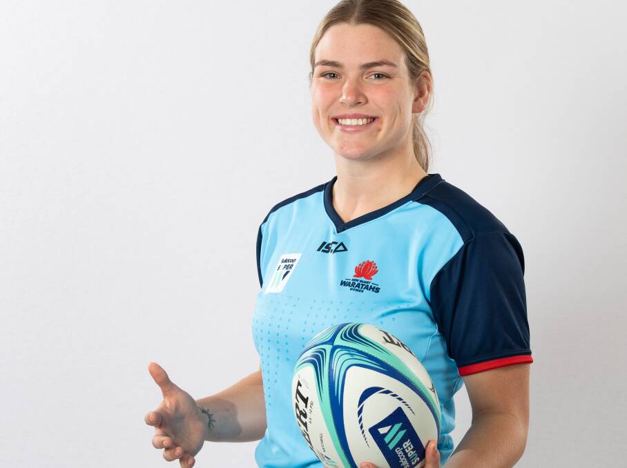 ON THE RISE: Kaitlan Leaney has been selected in the Wallaroos squad for tests against Fiji and Japan. 