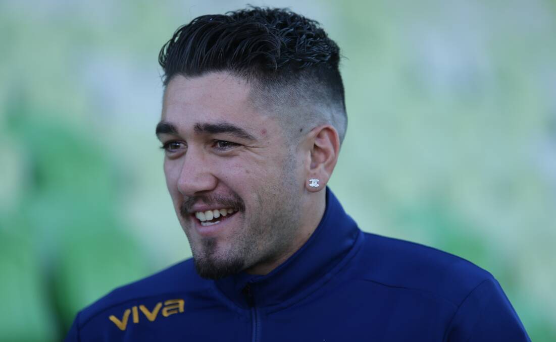 FOCUSED: Dimi Petratos believes the Jets have more depth in their attack this season. Picture: Jonathan Carroll
