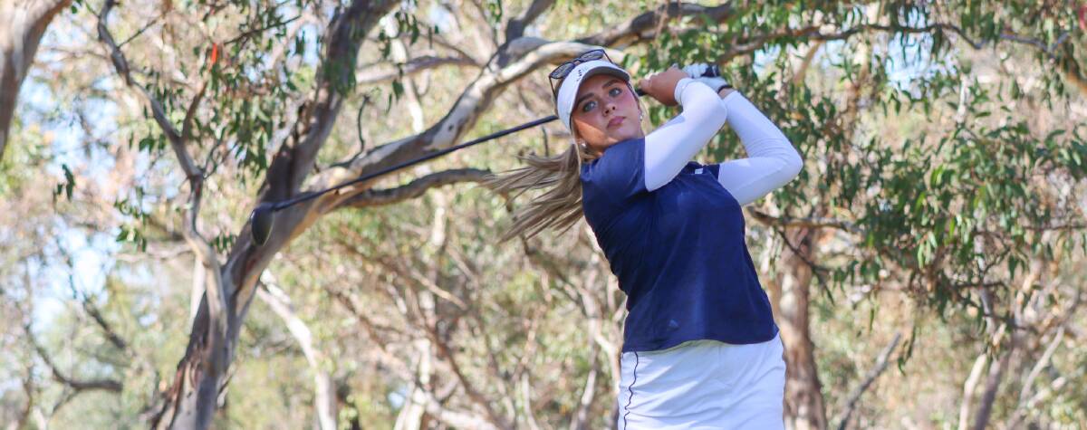 Newcastle teenager Ella Scaysbrook is part of an Australia team to take on the US. Picture Golf NSW