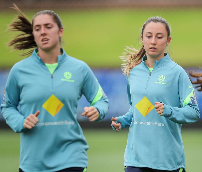 Clare Wheeler (right)will make her World cup debut. Picture by Jonathan Carroll