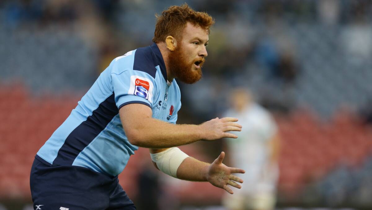 Newcastle prop Harry Johnson-Holmes has left the NSW Waratahs to sign with the Western Force. Picture by Jonathan Carroll