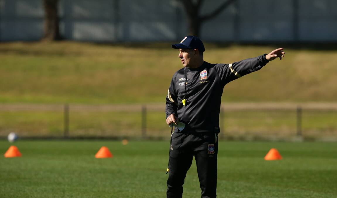 Newcastle Jets coach Rob Stanton. Picture by Simone De Peak
