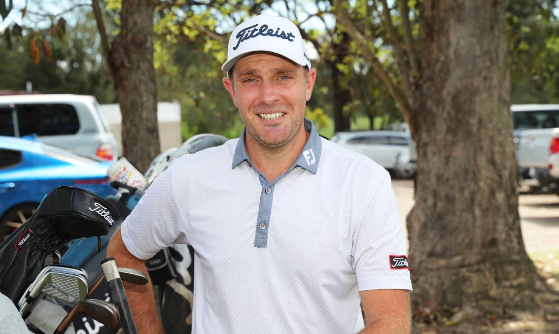 Charlestown professional Jake Higginbottom will tee up in the Australian PGA Championships at Royal Queensland Golf Course, starting Thursday. Picture by Peter Lorimer