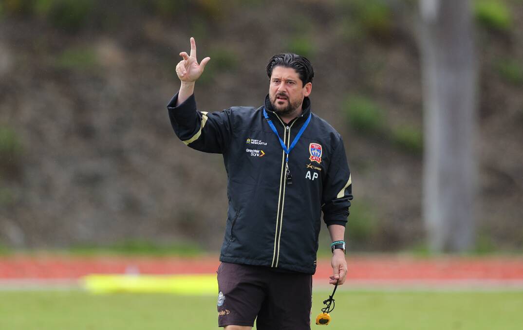 Arthur Papas has stepped down as coach of the Newcastle Jets. Picture by Max Mason-Hubers