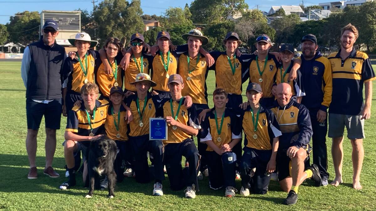 Merewether's SG Moore Cup-winning side on Sunday. Picture supplied
