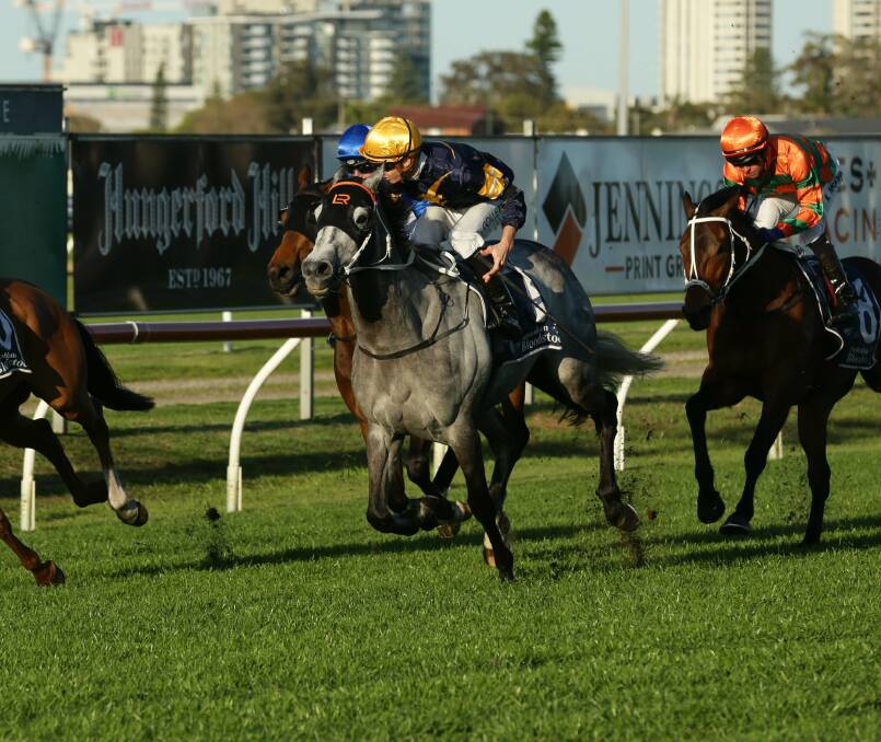 Kris Lees-trained Luncies, centre, will contest the Summer Cup at Randwick. Picture by Jonathan Carroll