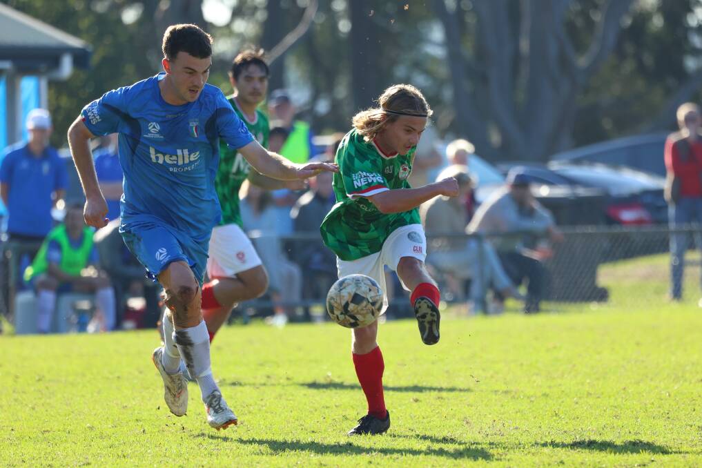 Adamstown's Josh Haines on Sunday. Picture by Michael Ying Sing, NNSWF