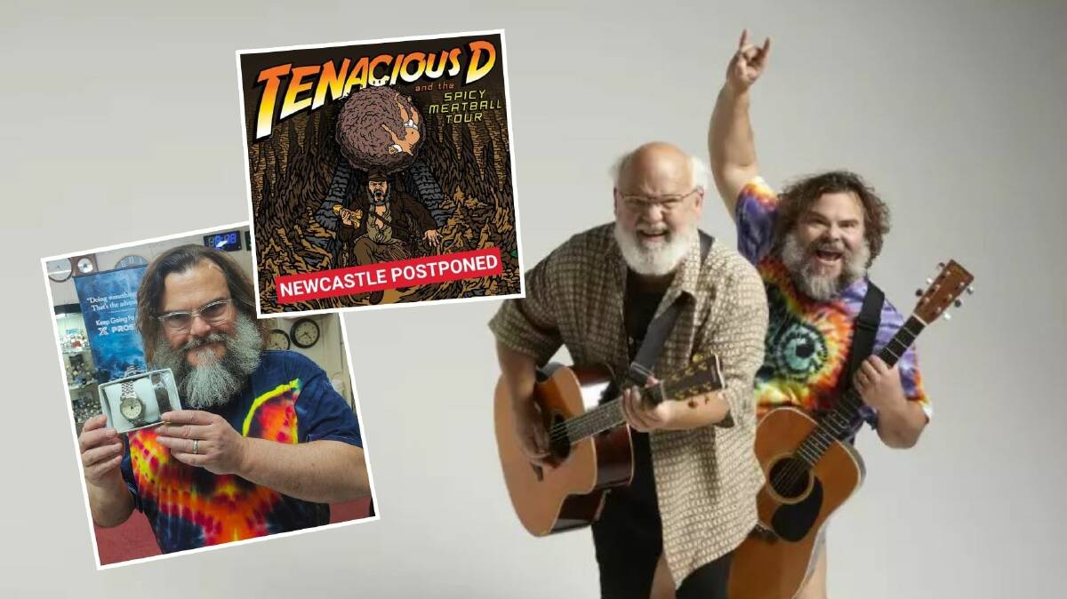 Tenacious D have postponed their Newcastle concert just hours before showtime. 