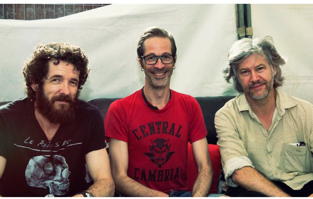 NOT BAD: Ratcat's current line-up features, from left, Reuben Alexander (drums), Simon Day (guitar, vocals) and Nic Dalton (bass).
