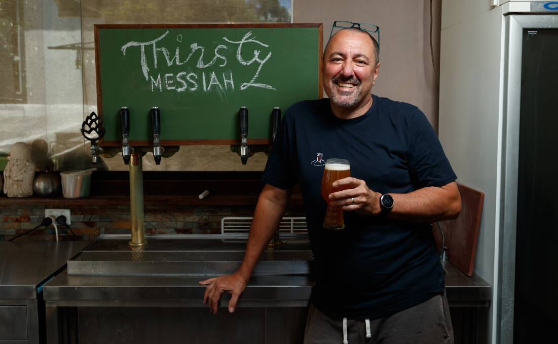Thomas Delgatto is a big fan of German beer. Picture by Max Mason-Hubers