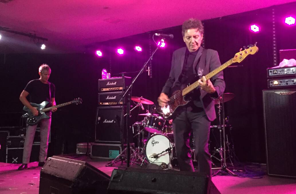 OPENING UP: From The Jam performing in the new expanded Cambridge Hotel band room last Thursday. Picture: Jade Lazarevic