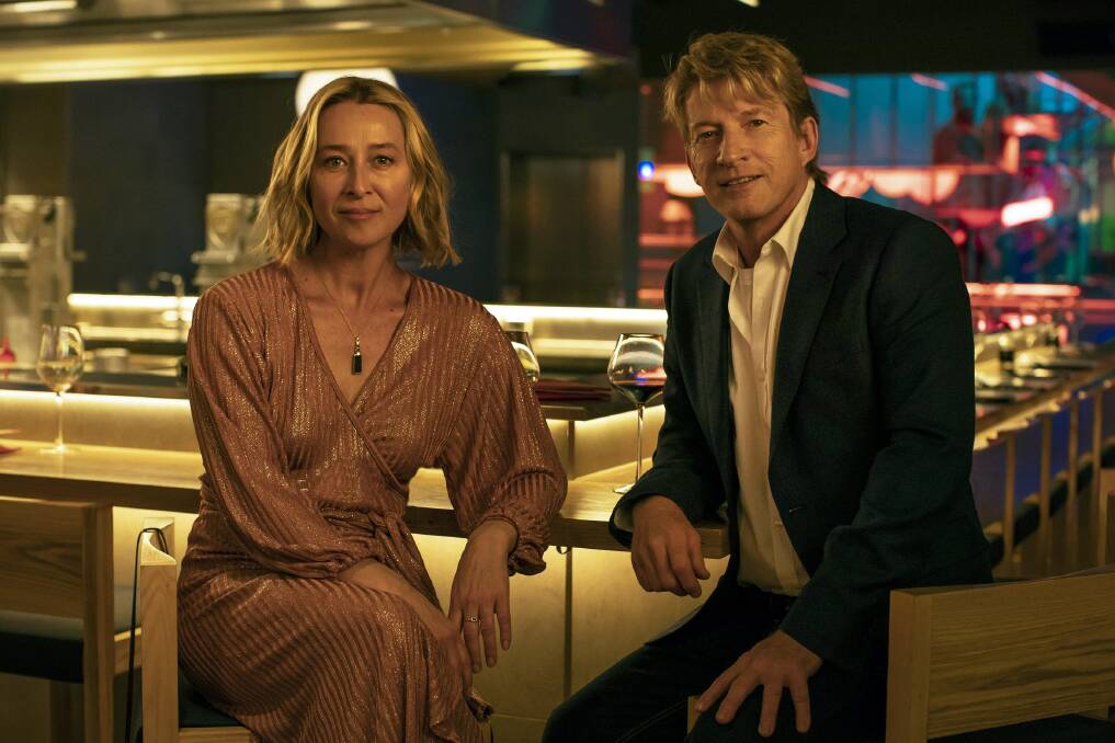 Fake is the first time Asher Keddie and David Wenham have worked together on screen. Picture supplied