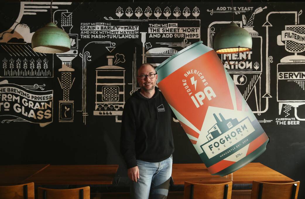 FogHorn Brewery owner and head brewer Shawn Sherlock. Picture by Marina Neil