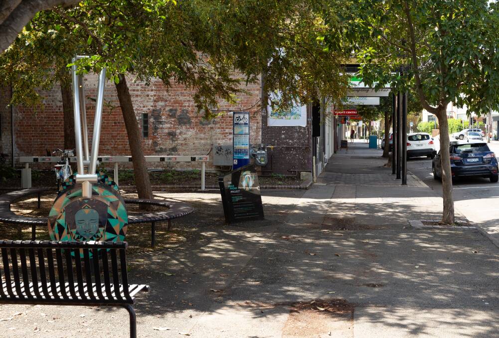 REVAMP: The Darby Street headphones courtyard is set for refurbishment as part of the trial. 