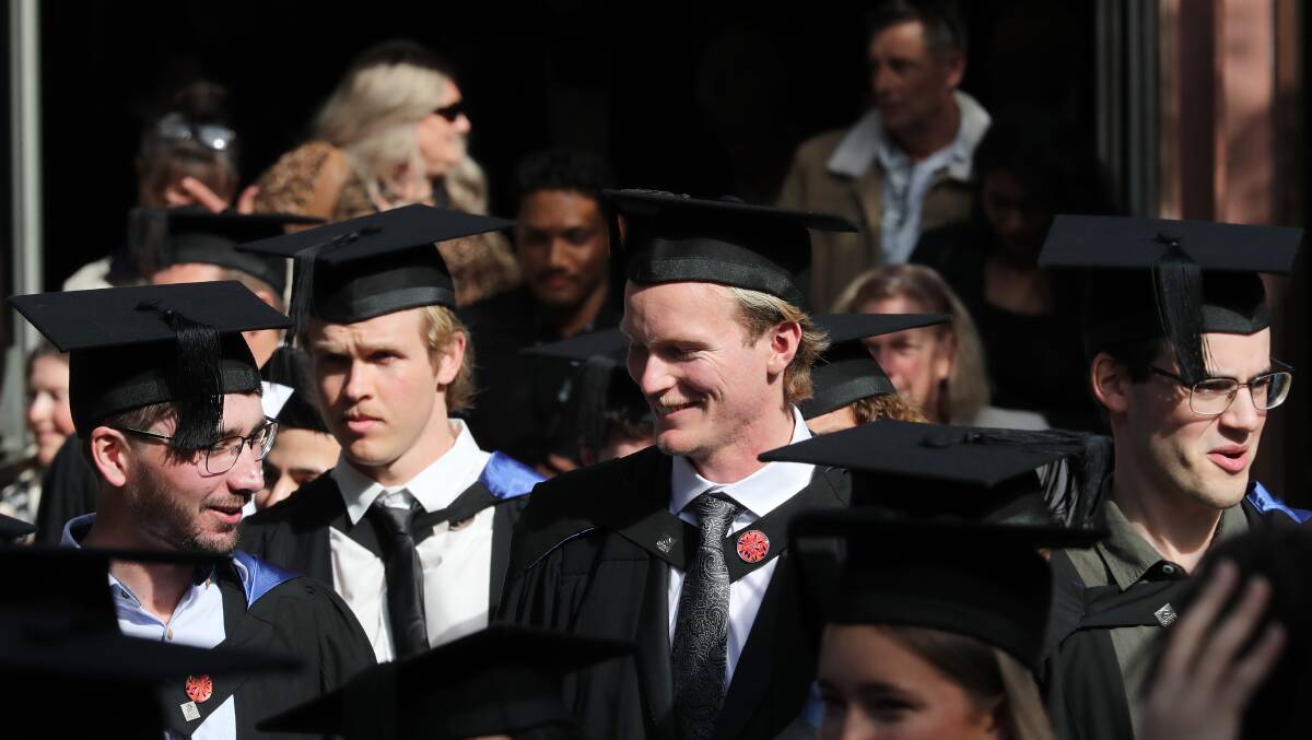 Graduation ceremonies at the University of Newcastle continue on Friday. Picture by Peter Lorimer