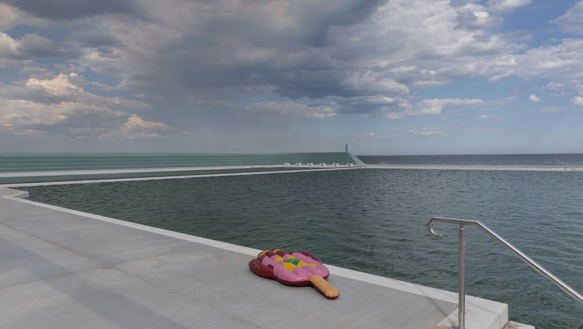 The Newcastle Ocean Baths will re-open on December 21. Picture by Marina Neil