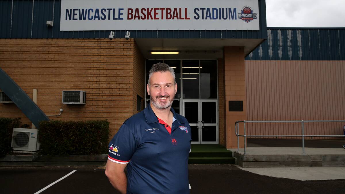 Newcastle Basketball general manager Matt Neason at Newcastle Basketball Stadium. Picture Peter Lorimer