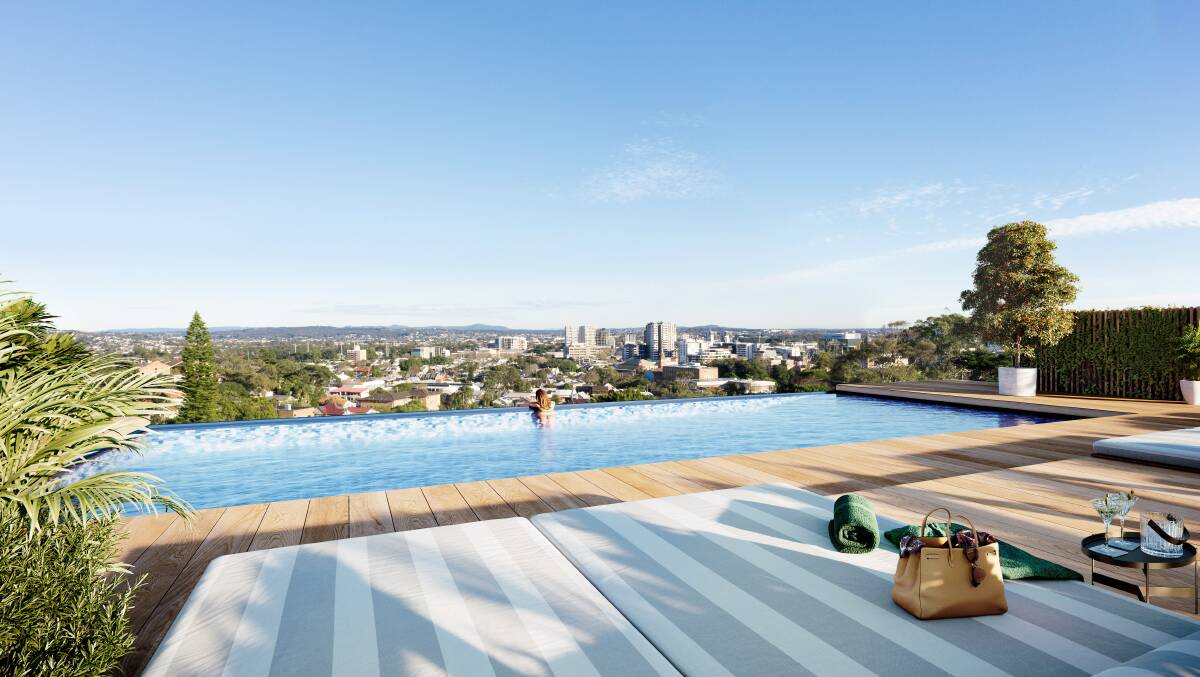 VIEWS: The Sovereign Park development will include a rooftop pool. 