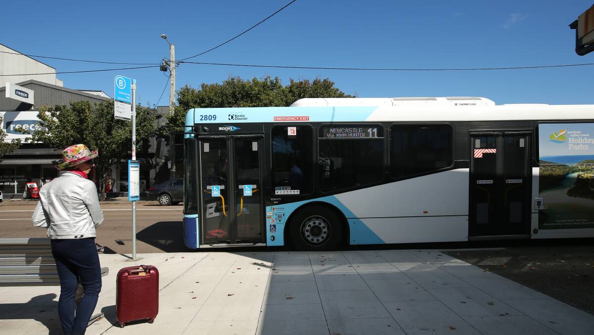 Newcastle's bus service has been described as "acceptable" in a NSW bus industry taskforce report. Picture by Simone De Peak
