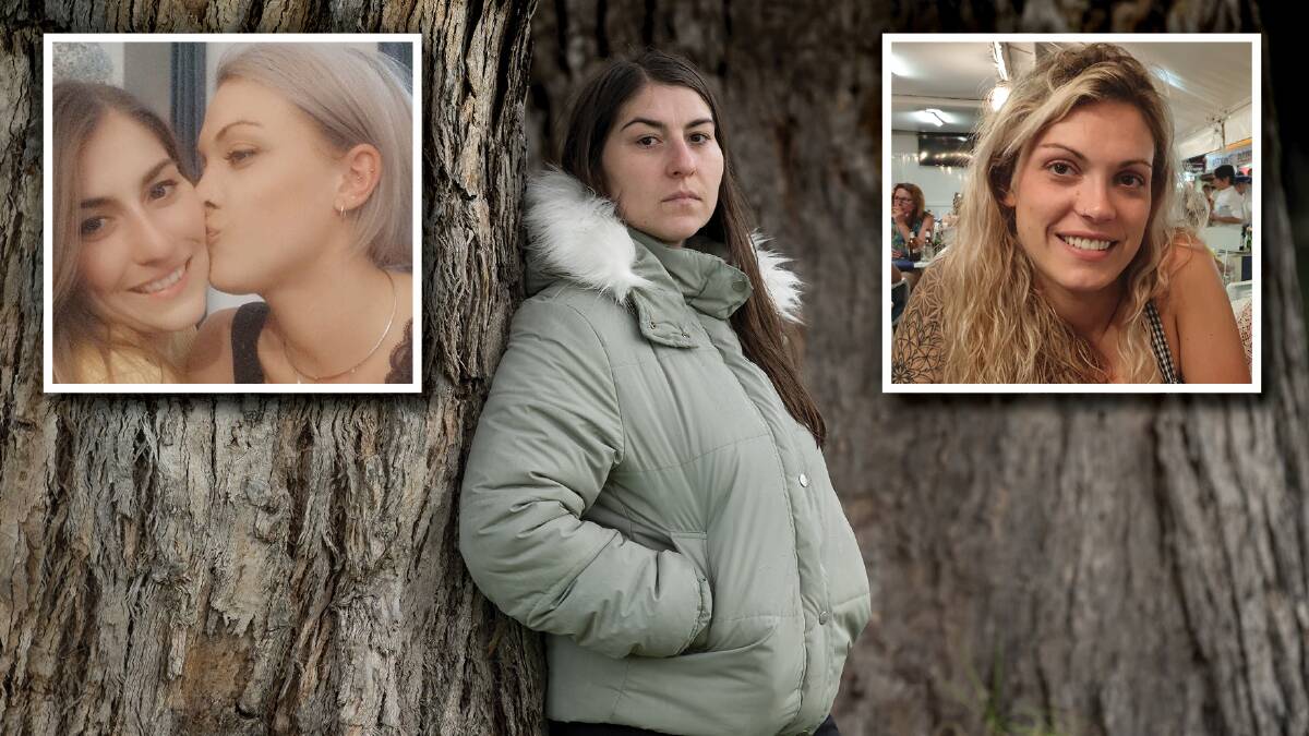 Belgian Justine Ropet is in Tasmania searching for her missing friend Celine Cremer, who was last seen near Waratah on June 17, last year. Pictures: Phillip Biggs and supplied.