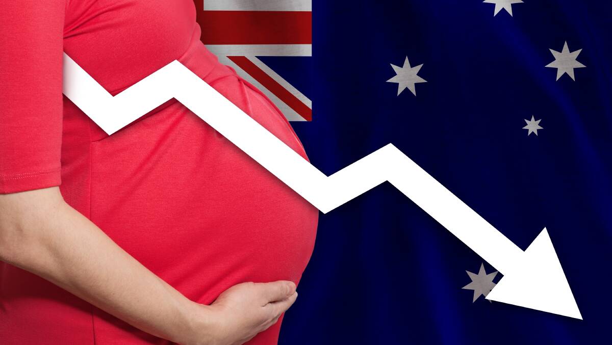 The average Australian woman is having 1.63 babies. Picture Shutterstock