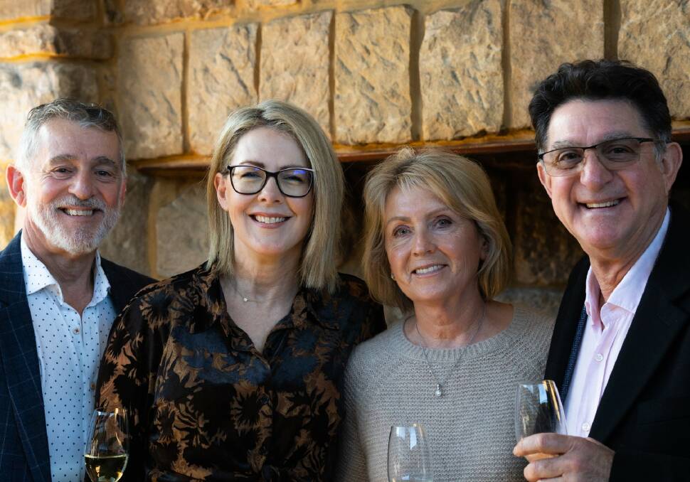Saddlers Creek owners Frank and Wendy Laureti and Irina and Serge Laureti are celebrating their Single Suitcase launch.