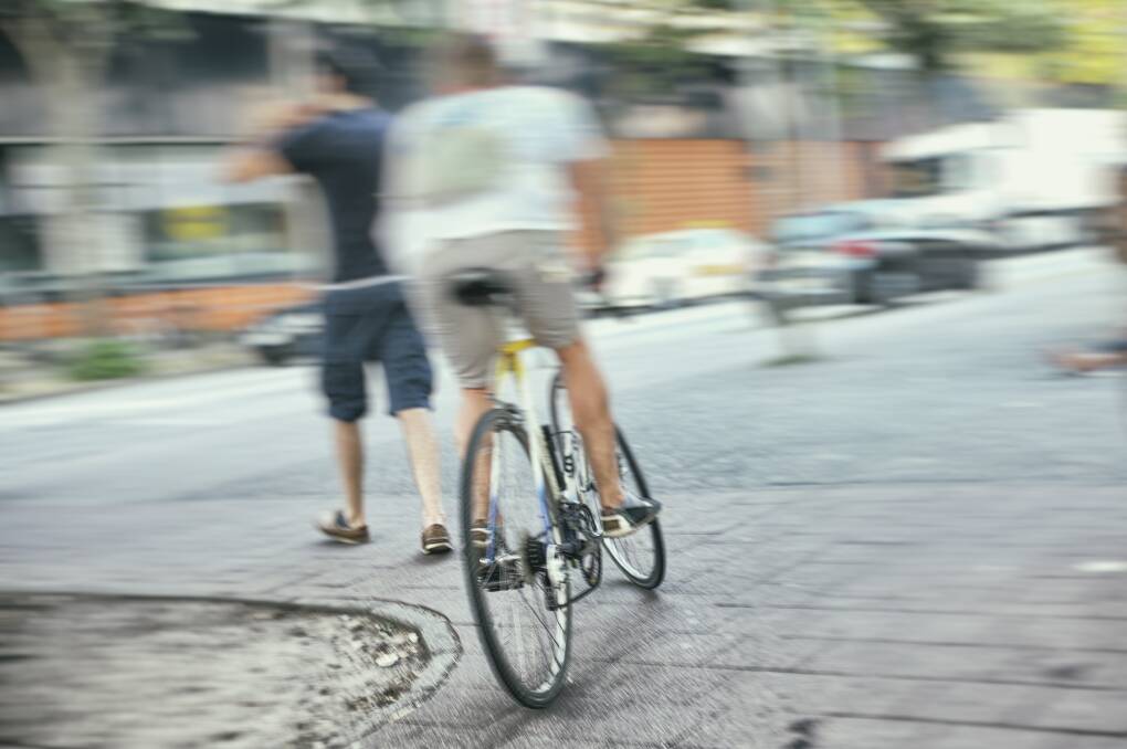Cycling is already legal on shared paths, and many riders take full advantage of it by racing along at speed.
