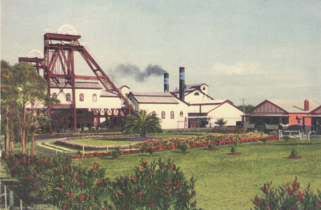 Just a memory: A rare picture of the former John Darling Colliery at Belmont that ceased production in 1987. Picture: Hilary R.Fallins