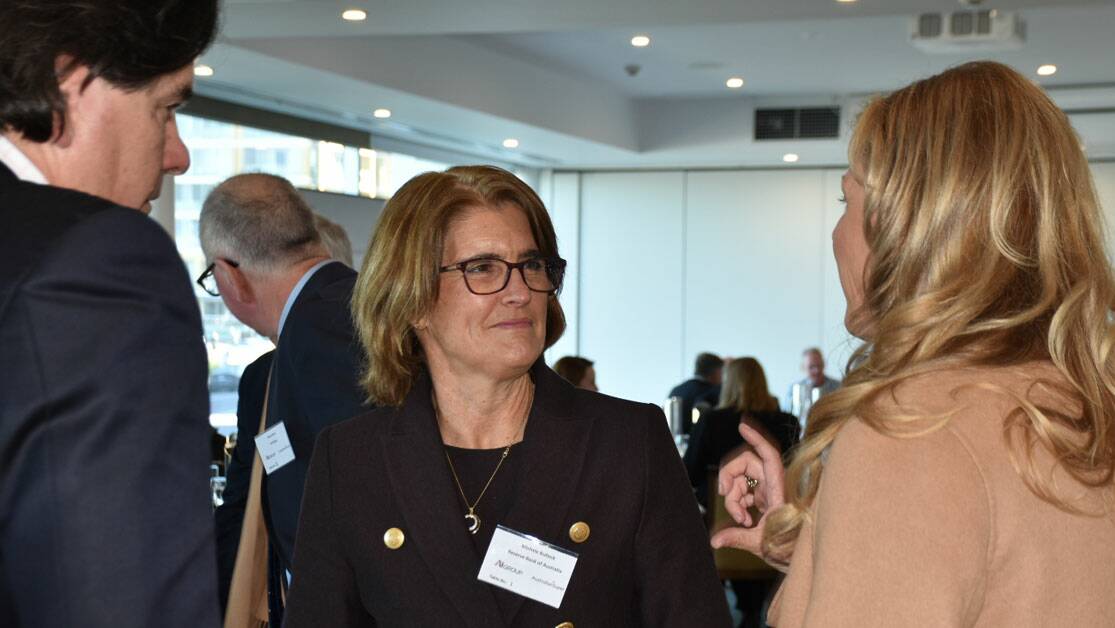 Michele Bullock at the Australian Industry Group lunch in Newcastle on Monday. Picture Facebook 