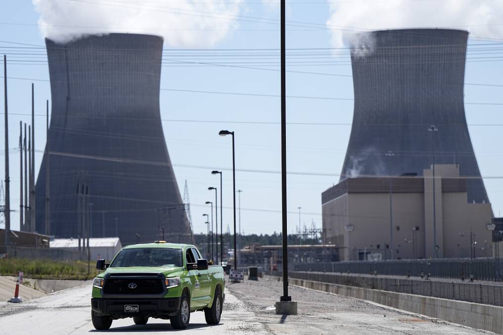 Cooling towers at the Alvin W. Vogtle nuclear plant in Waynesboro, Georgia, last month. Picture by Mike Stewart 