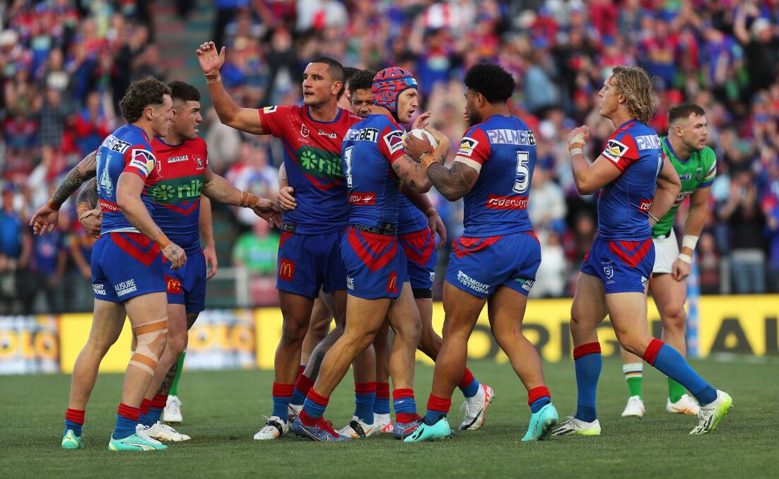 The Newcastle Knights have been one of the major recipients of the ClubGRANTS program in NSW. Picture by Peter Lorimer