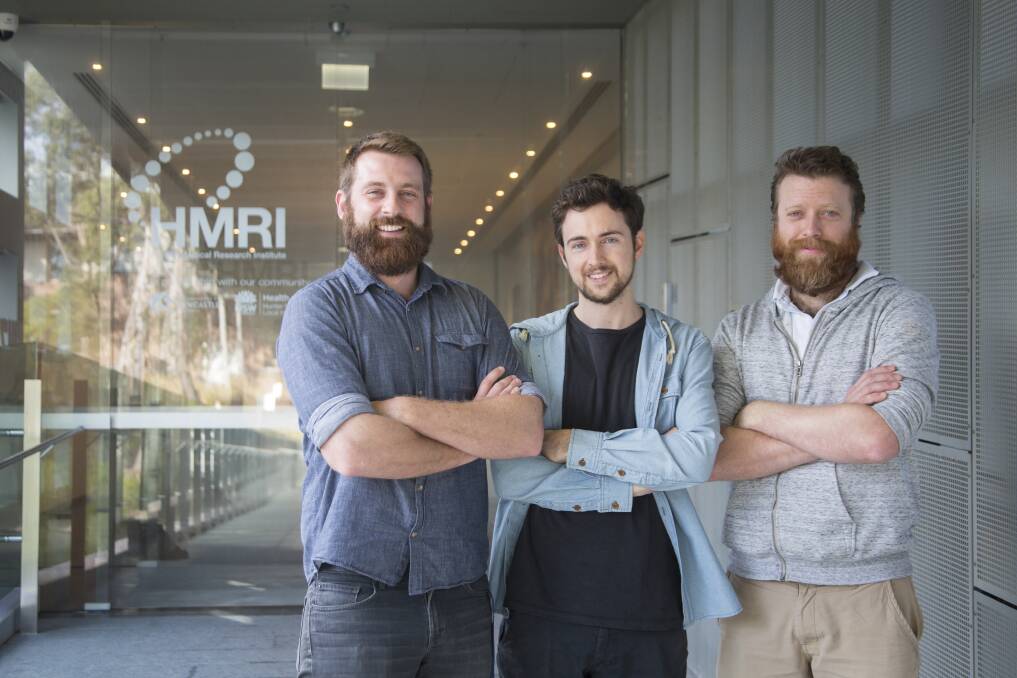 Easy access: Dr William Palmer, Dr Jamie Flynn and Dr Antony Martin developed The Virtual Biobank as an open resource to accelerate and enhance cancer research.